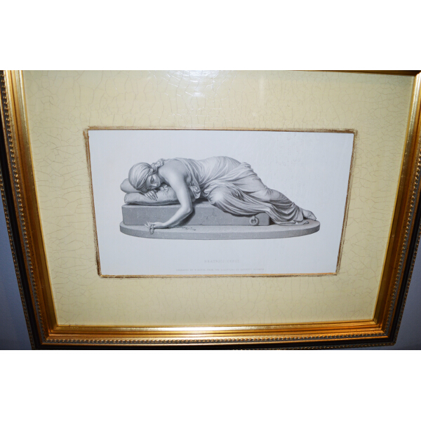 W. Roffe Beatrice Cenci Print Framed Kings